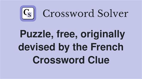 originally crossword clue